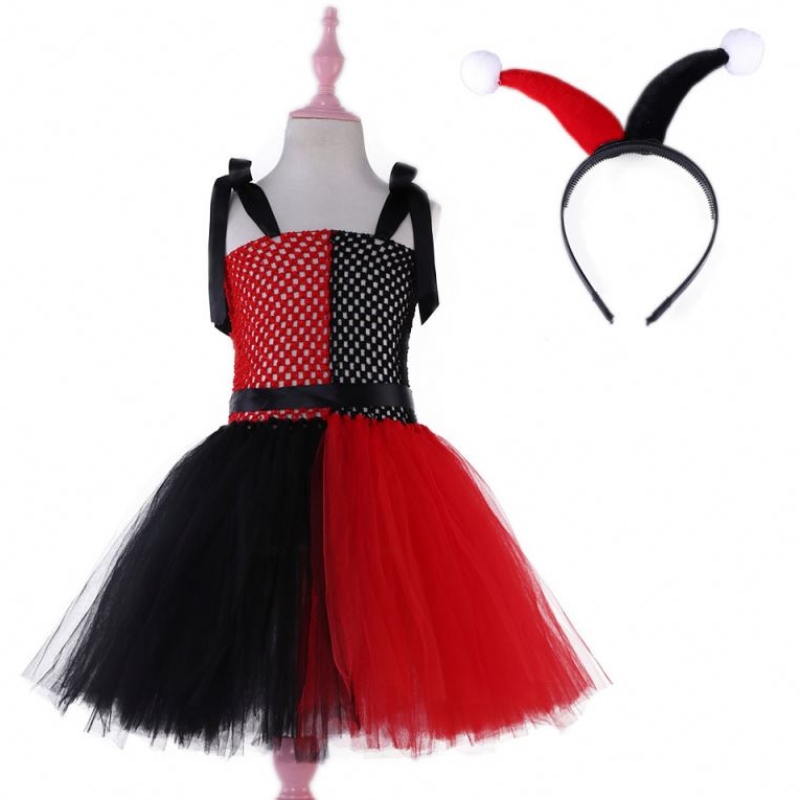 Sebevražda Harley Squad Quinn Anime Costys Purim Christmas Halloween Party Cosplay Clothing Šaty pro děti