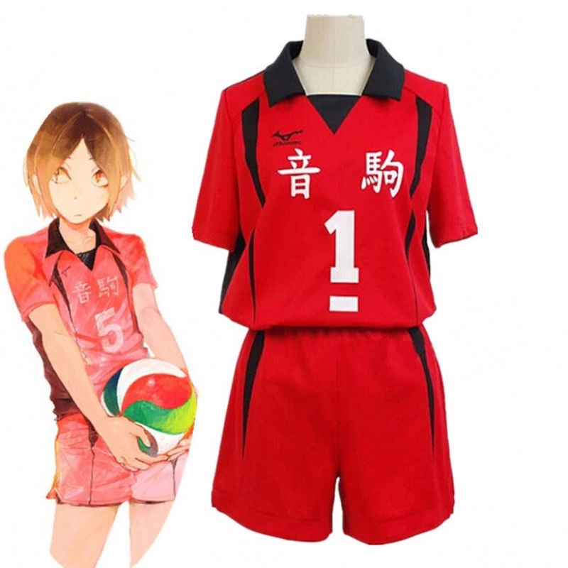 Dospělý Haikyuu Nekoma High School#5 1 Kenma Kozume Kuroo Tetsuro Cosplay Haikiyu Volley Ball Team Jersey Sportswear Uniform