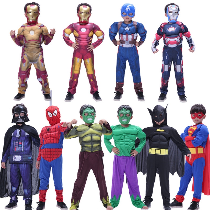 Módní skvělá americká film Super Hero Cosplay Cosplay pro dětské partynápad
