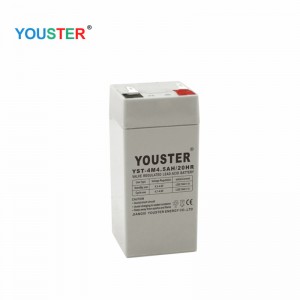 Těsněná olověná kyselina baterie 4v4.5Ah velká kapacitní stupnice váhy systému baterie