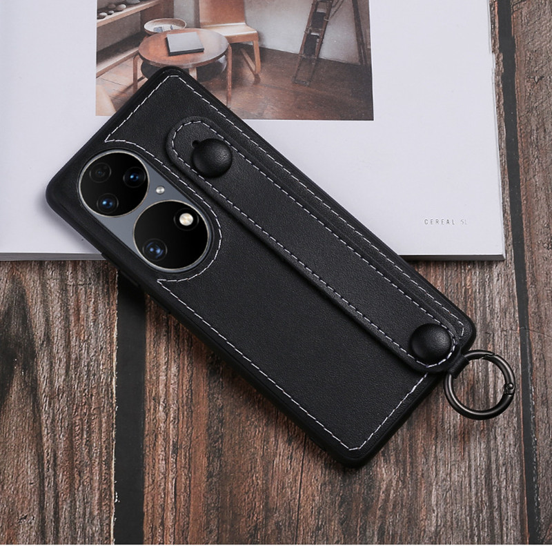 Vhodné pro pouzdro pro mobilní telefon Huawei P50, proti padající a anti-seismické pouzdrona kožený mobilní telefon, pouzdrona mobilní telefon v ruce, ochranné pouzdrona kožené ochranné místo