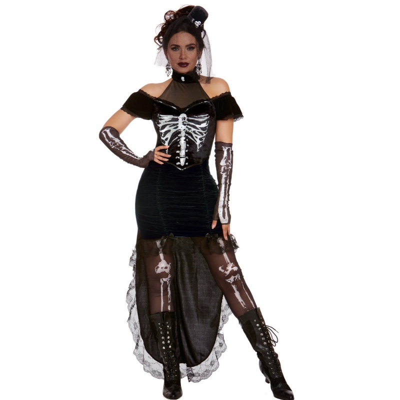 Kostým madam SKELETON