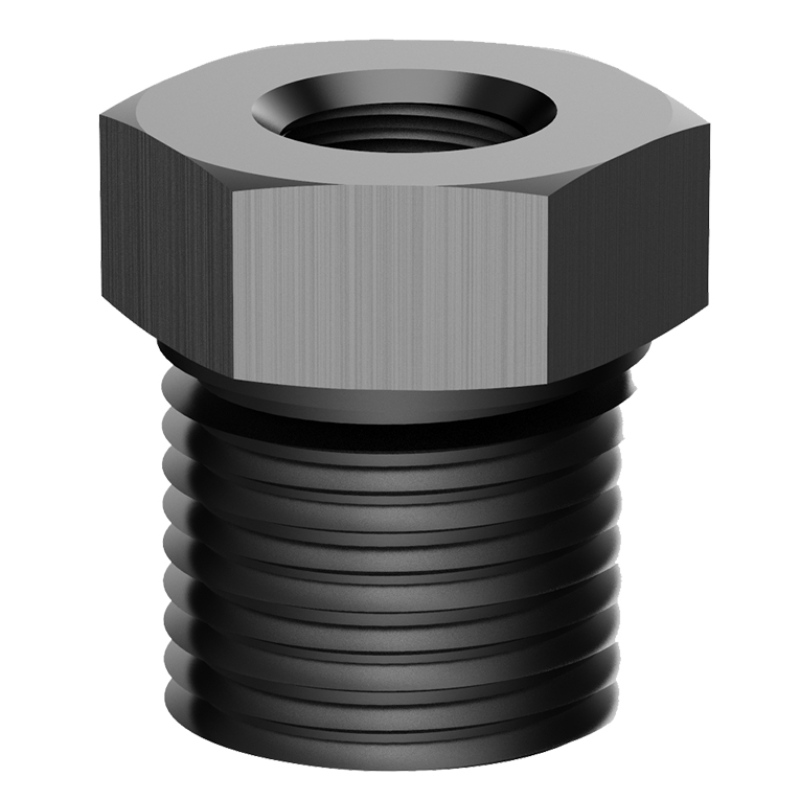 1/4 NPT Muž na 1/8 NPT Ženská redukční armatura Adaptér Hex Bushing dutý hliník