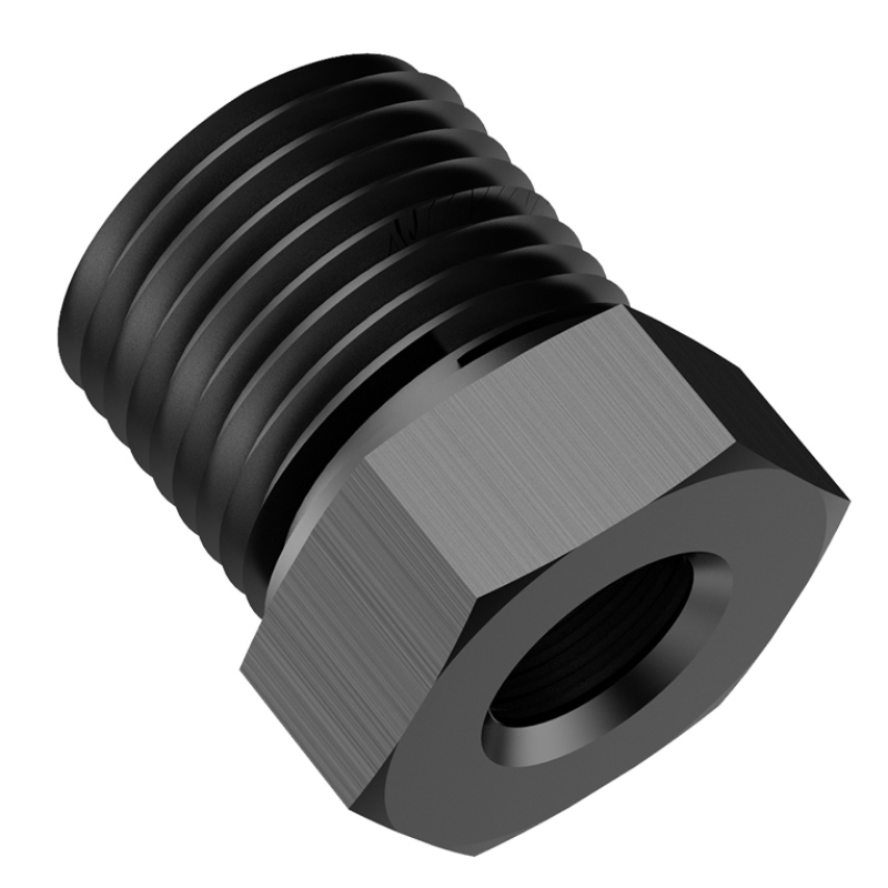 1/4 NPT Muž na 1/8 NPT Ženská redukční armatura Adaptér Hex Bushing dutý hliník