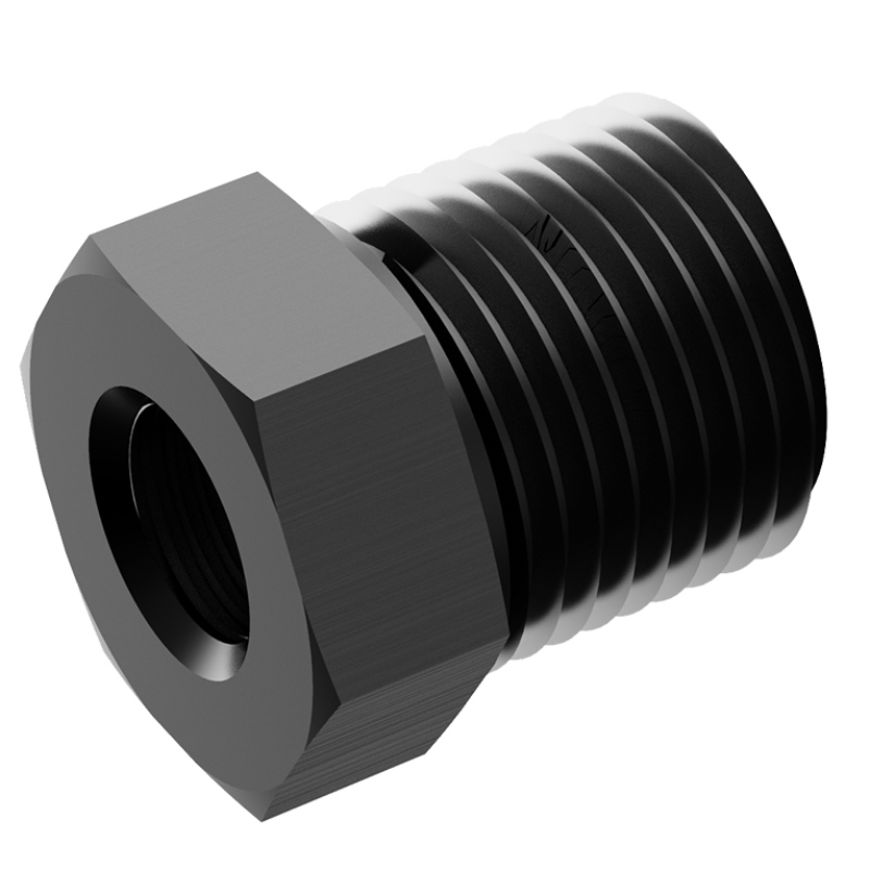 1/4 NPT Muž na 1/8 NPT Ženská redukční armatura Adaptér Hex Bushing dutý hliník