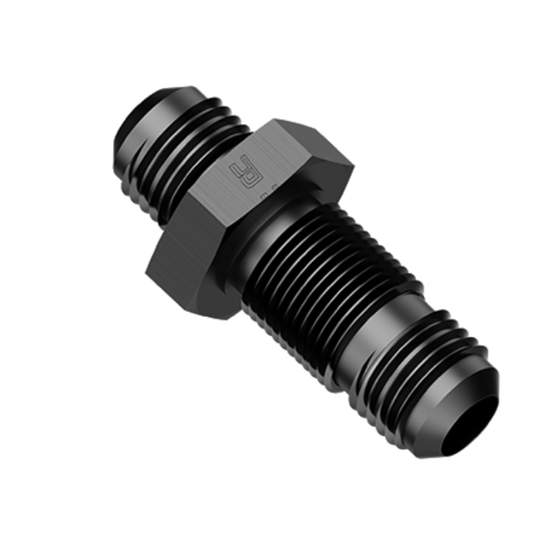 Mužský Bulkhead palivový fitting Adapter Union Hliník rovný