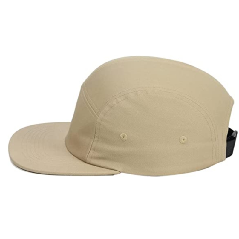 Logo 3D Vyšívání vlastní logo Nový design nestrukturovaný nízkoprofilový kemp prázdný hladký nylon 5 panel klobouk