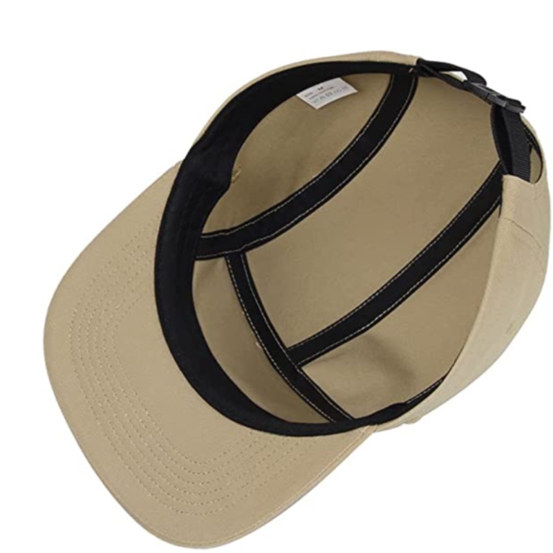 Logo 3D Vyšívání vlastní logo Nový design nestrukturovaný nízkoprofilový kemp prázdný hladký nylon 5 panel klobouk