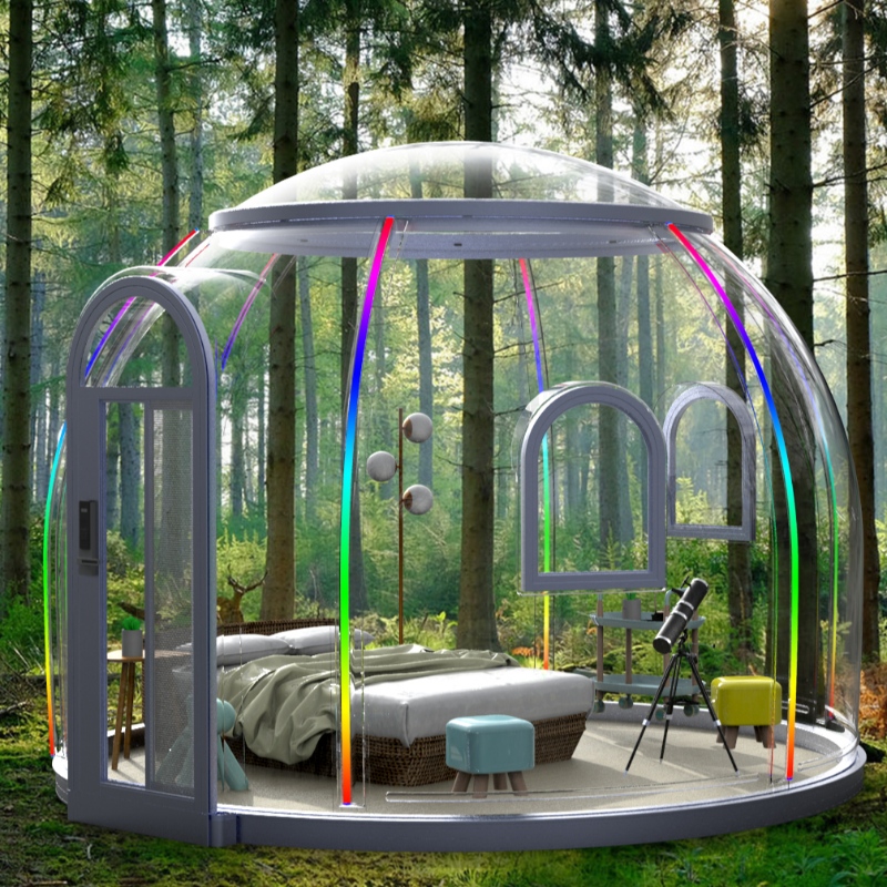 3.5 Meters Luxusní transparentní kopule stan geodetický venkovní kempovací kopule stan pro resort hotel, kempování, venkovní aktivity