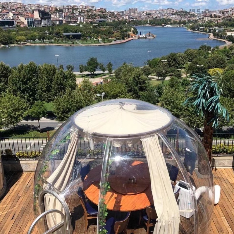 4 Meters Luxusní transparentní kopule stan geodetický venkovní kempovací kopule stan pro resort hotel, kempování, venkovní aktivity