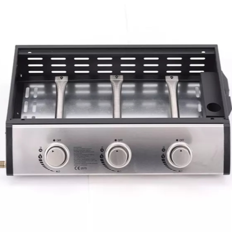 Vysoce kvalitní kuchyně nerezové vaření pečení ocel stolní deska Bbq hořák plynový gril Přenosný BBQ gril