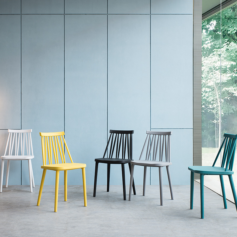 Nový design Severský styl Domácí nábytek PP Plastová místnost Moderní Kavárna Jídelní židle Restaurace Židle na prodej