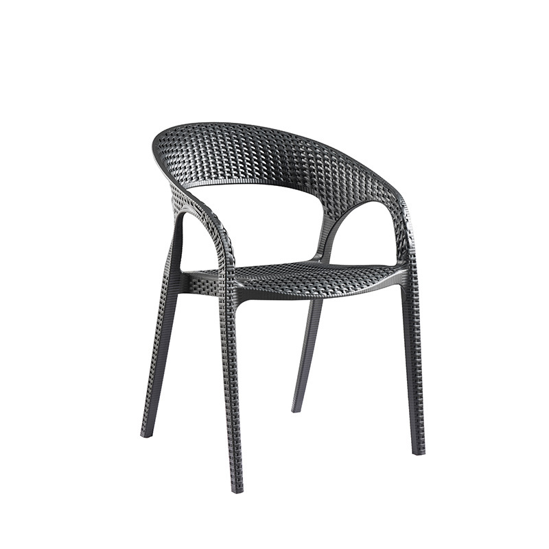 PP ratanový styl kavárny židle venkovní nábytek zahradní plastová pryskyřice židle plastové zahradní židle