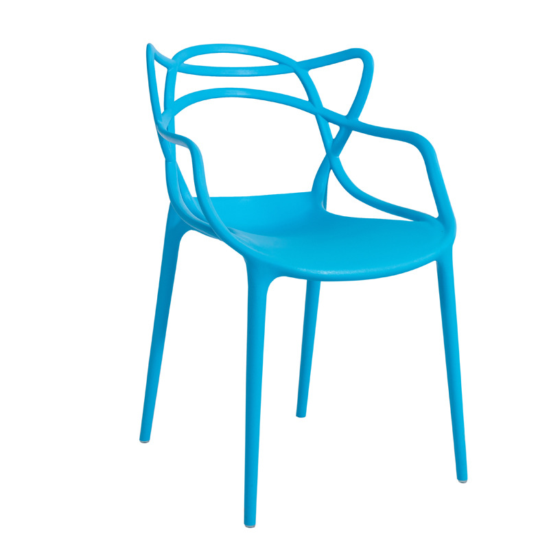 Moderní pokročilý design smysl volného času Pohodlná kavárna Stohovatelná jídelní plastová židle