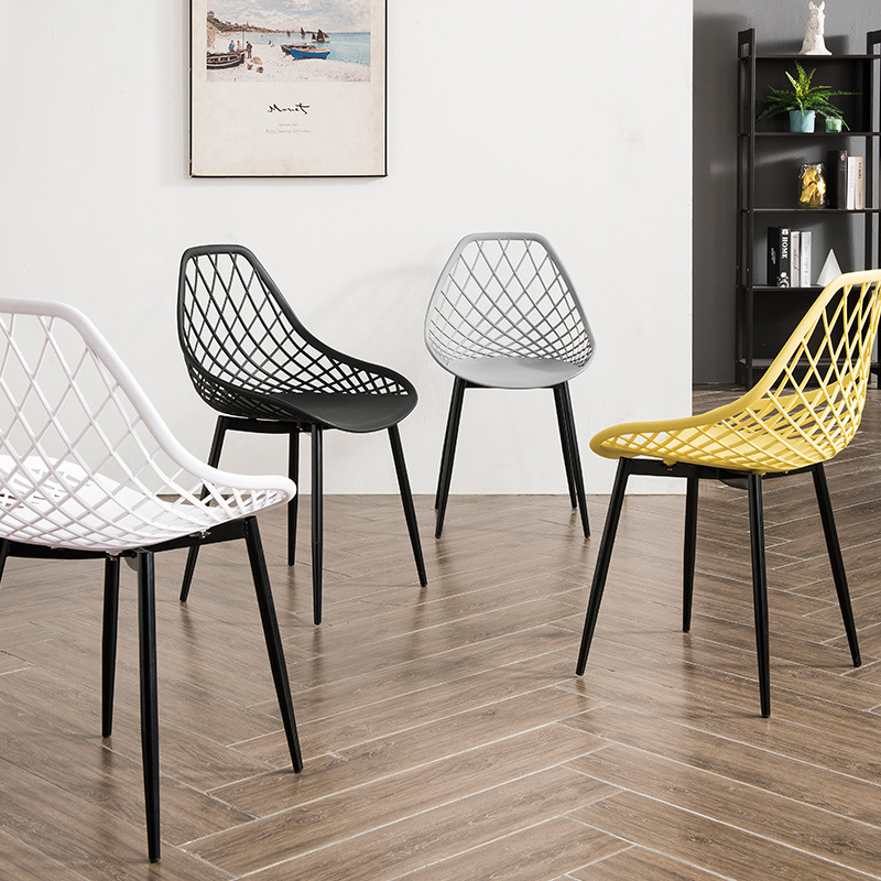 Vysoce kvalitní moderní design Čína továrnana plastové síťové židle jídelna PP plastové jídelní židle