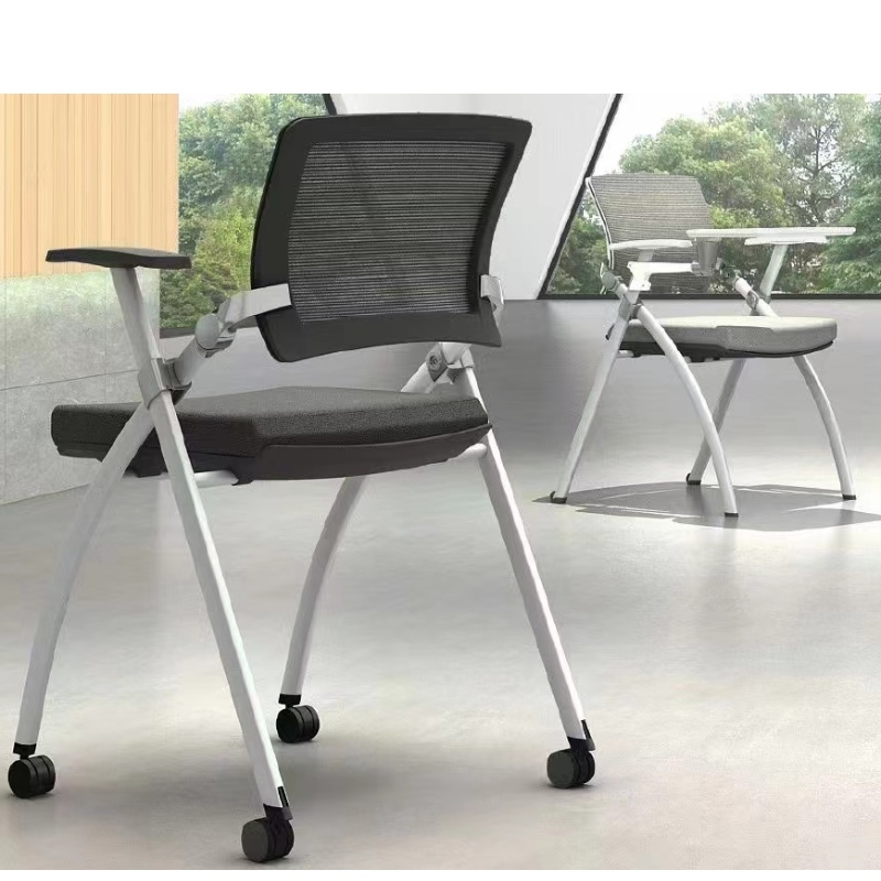 2022 Pohodlné plastové školní školicí židle s psaním tabletového paže ergonomické židle