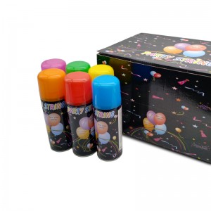 Hloupý provázek se zbraní Crazy String s Gun party konfetti střílečka