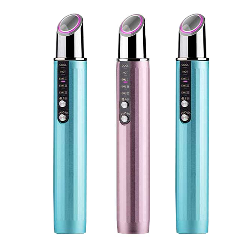 Rf Beauty Eye Massager Stick EMS Beauty Eye Instrument Frekvence Hot&Cool Compress Instrument pro redukci jemných linií, anti-wrinkles, vyblednutí tmavého kruhu, vybledlé oční tašky