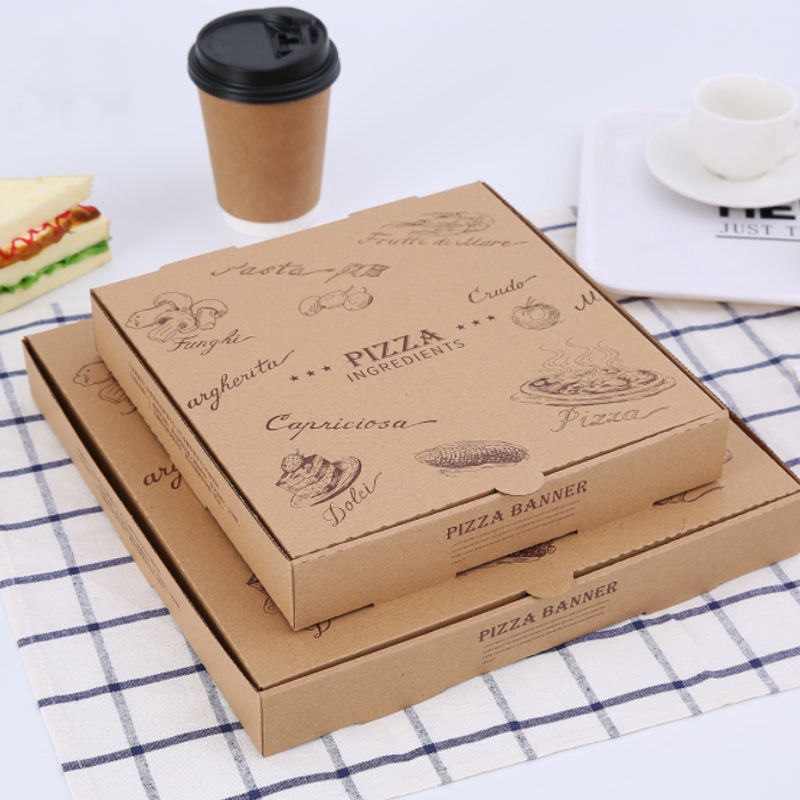7/9/12 palce China Rectangle Pizza Box, biologicky rozložitelná vlastní krabice pro pizzu