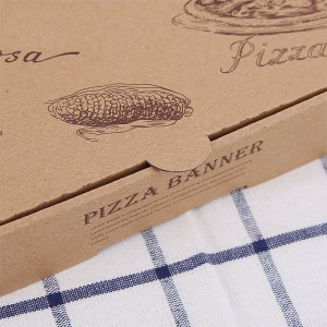 7/9/12 palce China Rectangle Pizza Box, biologicky rozložitelná vlastní krabice pro pizzu