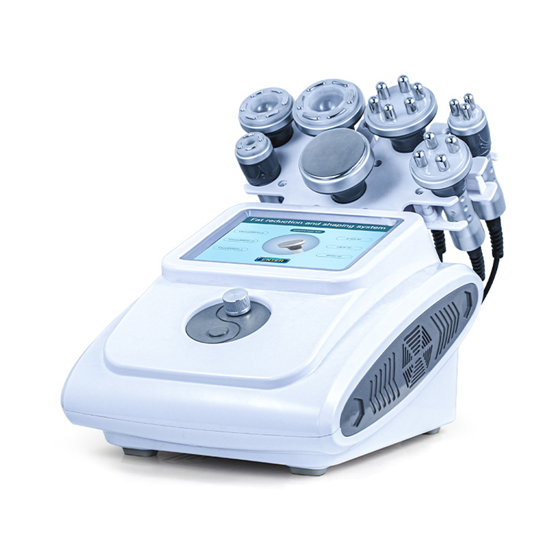 7 v 1 ultrazvukové kationové vakuové vytahovací stroj, masážní stroj těla stroje tvarování obličeje masageru pro péči o kůžina těle pro salon, lázně, domácí použití.