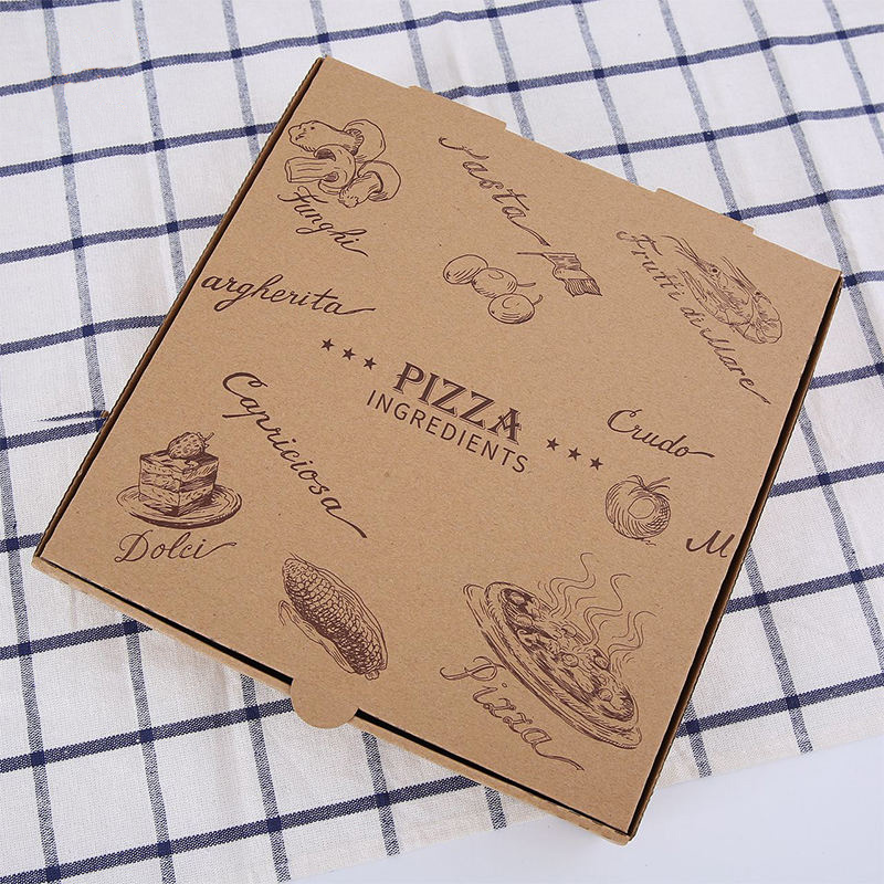 7/9/12 palcová obdélníková pizza krabice, biologicky rozložitelná vlastní krabice pro pizzu