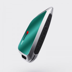 Inteligentní klíč LCD Car, upgrade bezklíčový vstup, Green Car Key Auto Lock&Unlock Remote Car Starter, Key FOB Výměna příslušenství proti krádeži, zobrazení loga vozidla