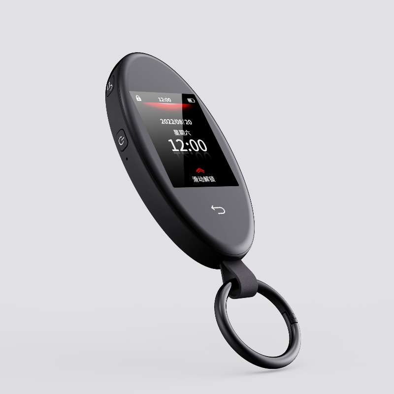Inteligentní LCD obrazovka dotyková klíč automobilů, upgrade bezklíčového záznamu, fialový vozidlo automatické zámek&Unlock Remote Car Starter, klíčovénáhrady FOB Anti Theft Accessories, zobrazení loga vozidla