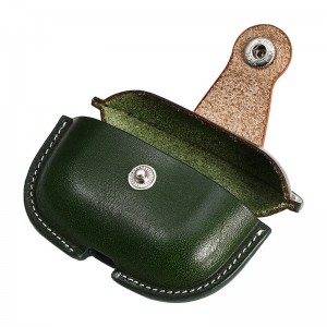 Nové Apple AirPods Pro2 Procective Case, vojenské zelené barvy odpovídající telecí integrované ochranné pouzdro, Bluetoothnáhlavní soupravy, kožená pouzdro odolné vůle odolné vůle