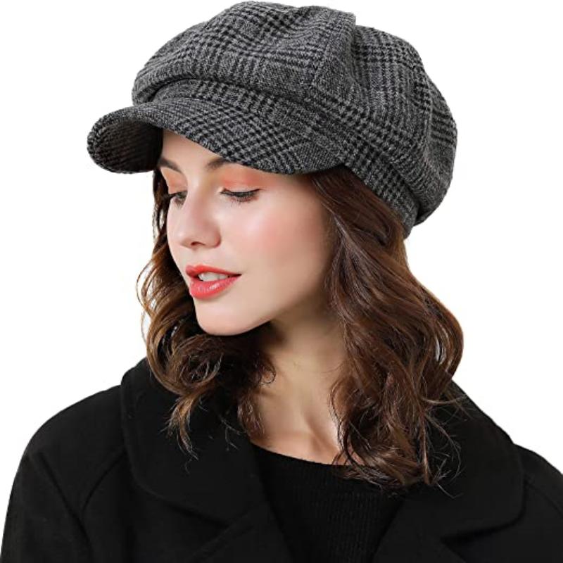 Ženy Beret Newsboy Hat Francouzská čepice klasická podzimní jarní zimní klobouky