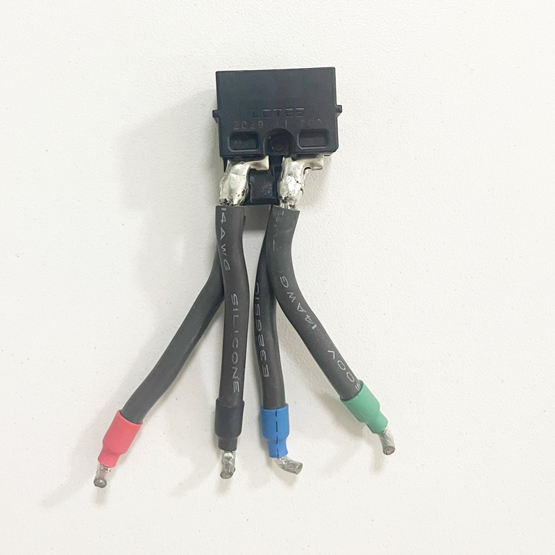 Lotes 4,2mm rozteč 2x4 pin awaf0046napájecí ponor kabelové konektor drátnové energetické elektrické vozidlo pro solární panel přizpůsobení kabelu