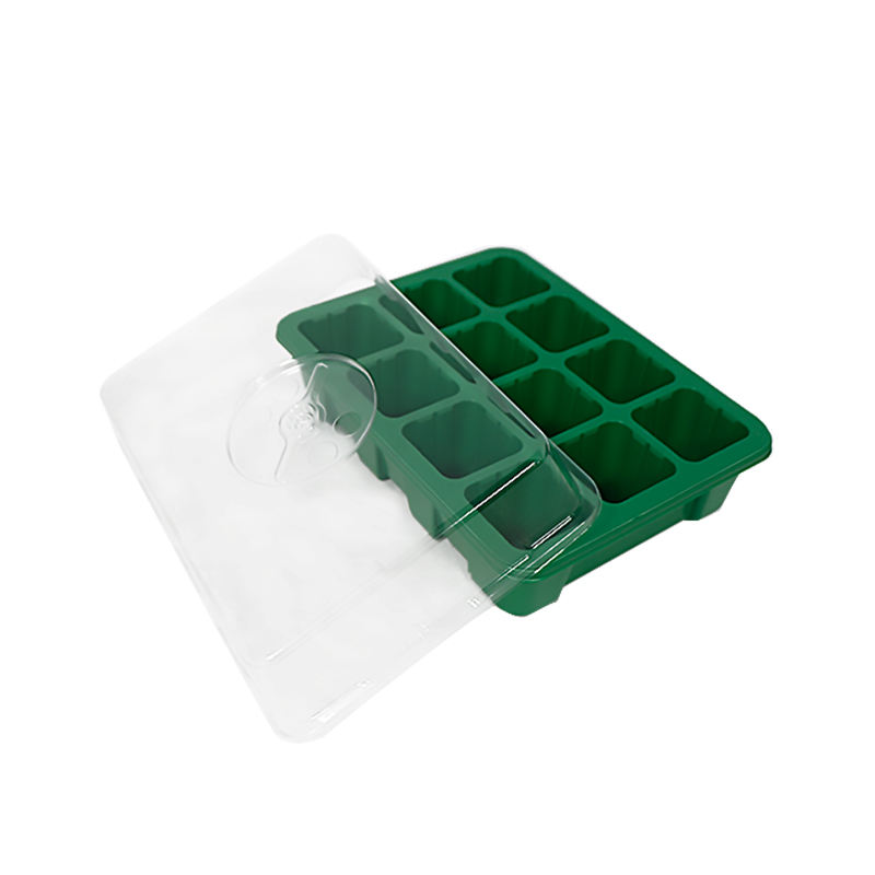 Plastová ps Mini Green House Seed Tray, velkoobchodní klíč s kupolí/základna