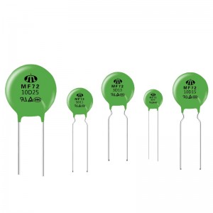 MF72 INRUSH COUNTER OMEZENÍ POVINNOST NTC TERMISTOR