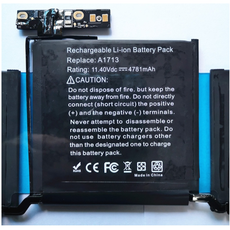 Baterienotebooku pro Apple MacBook ProA1713 A1708 A2171/A2159/A2338