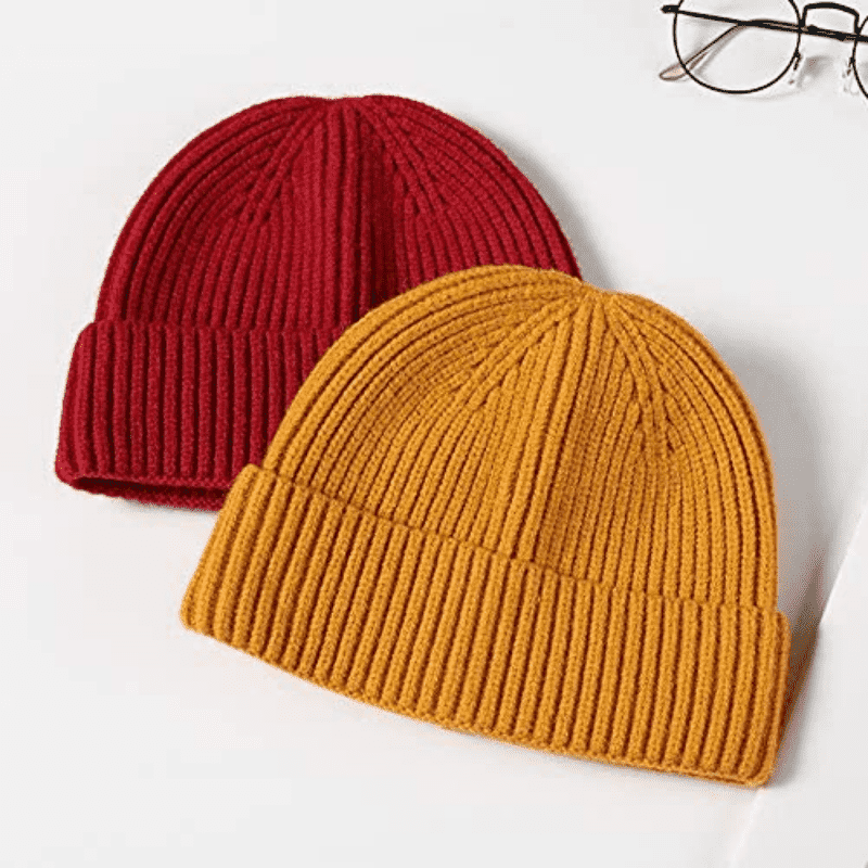 Krátká rybářská beanie pro muže, čepice