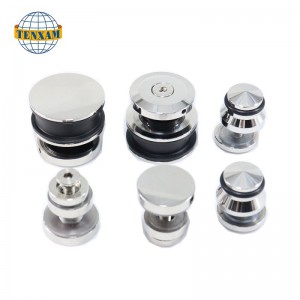 Skleněné kování znerezové oceli Sprchové kování dveří s posuvným posuvníkem koupelny