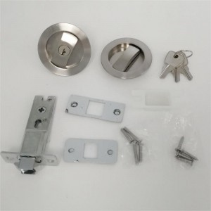 1602 Neviditelná posuvná posouvání stodoly dřevěné dveře dveří dveří zámek s klíči