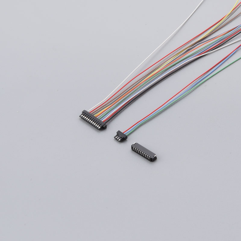 0,8 Pitch HRS DF52-8P-0,8C Elektronický ultra jemný OK SEZNAMOVANÝ DRÁT CRIMP CONCET CABLE PRO BATERIE Factory Custom