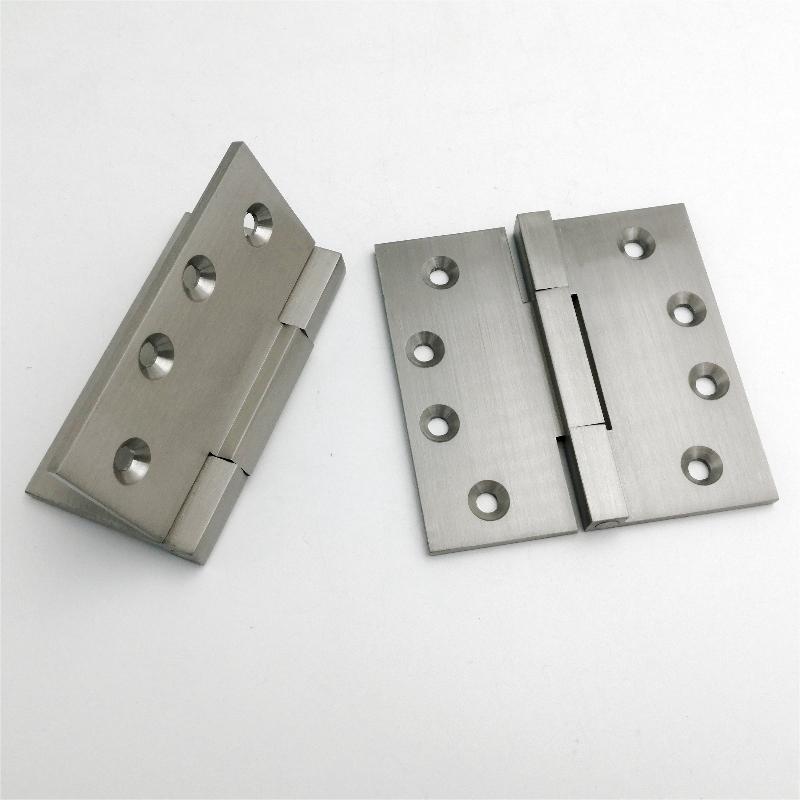 HN602 (2-pack) 4 palcový pevný mosazný čtvercový rohový kuličkový ložisko paprsky Hinge Hercoct Door Hinges