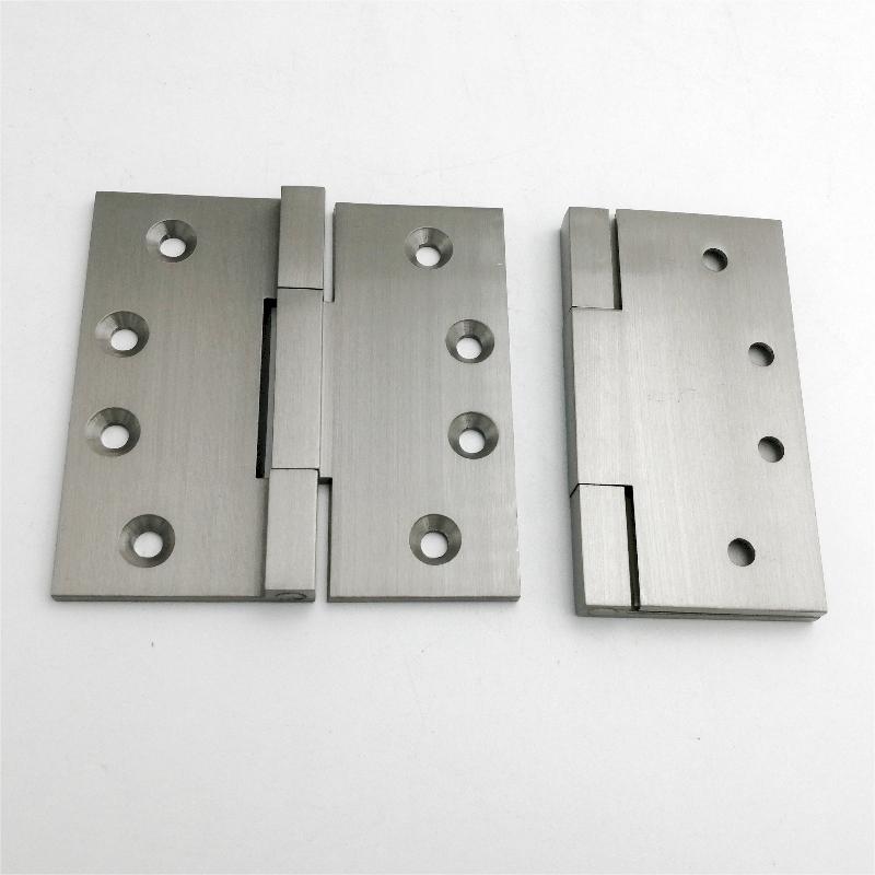 HN602 (2-pack) 4 palcový pevný mosazný čtvercový rohový kuličkový ložisko paprsky Hinge Hercoct Door Hinges