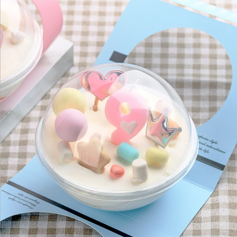 Hot Sale Pytse Cake Ball Balling Box, velkoobchodní kulatý pečivo balicí kontejner s papírovým rukávem pro pěnový dort