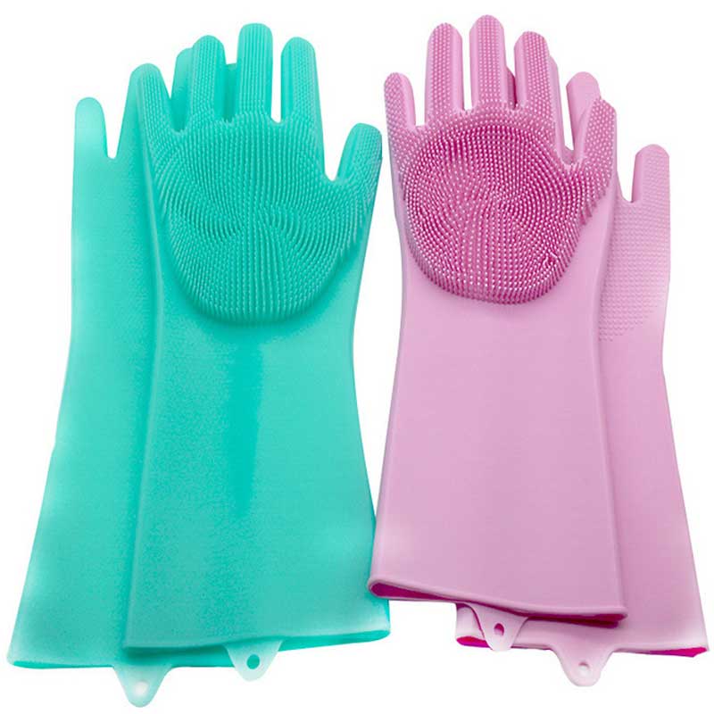 Kuchyňské čištění rukavic pro domácí rukavice rukavice rukavice rukavice pro mytínádobí silikonové rukavice myčkynádobí,