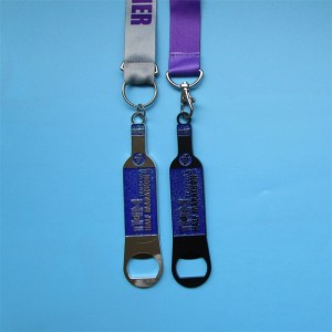 Kovová medaile s medailem otvírací láhve sport