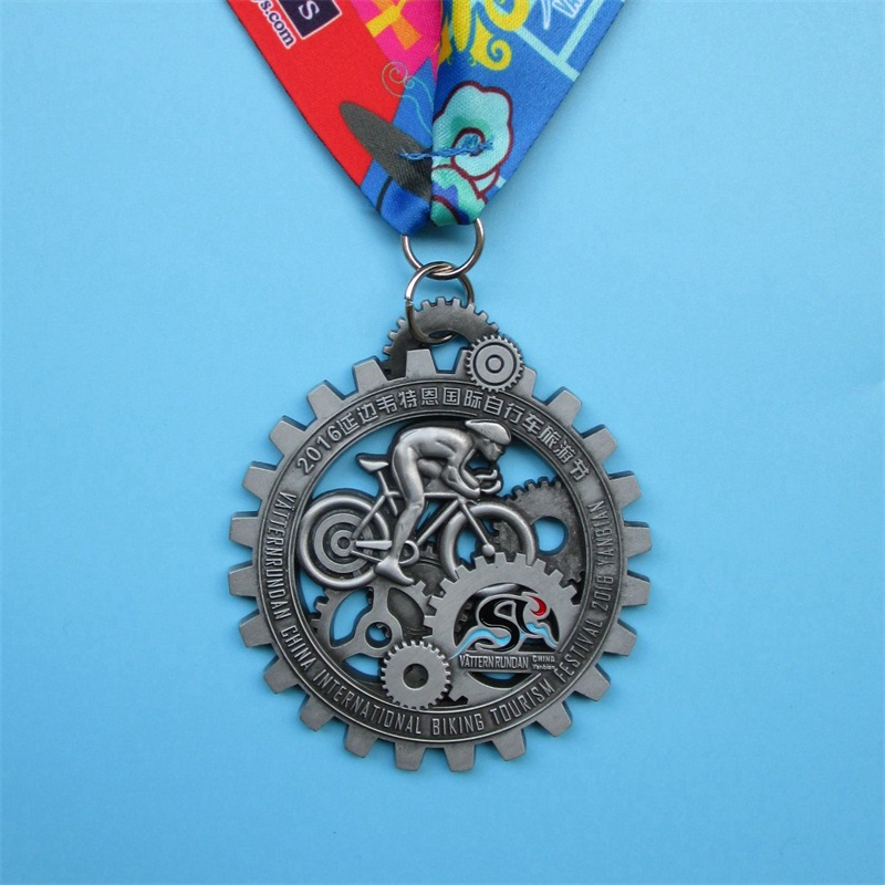 Vlastní medailion Cyklistické medaile 3D stereoskopické medaile