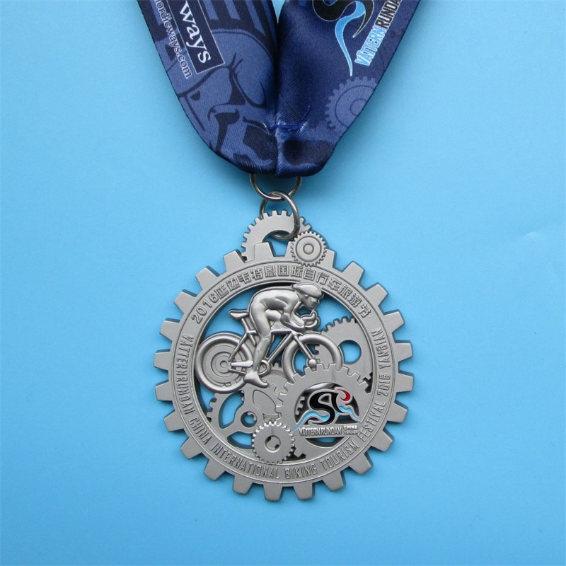Vlastní medailion Cyklistické medaile 3D stereoskopické medaile