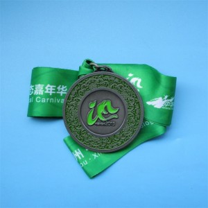 Medaile sport běžící starožitný kovový medaile