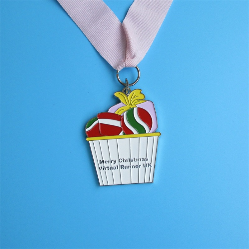Vlastní třpytky zmrzliny Medaile Virtuální sportovní medaile