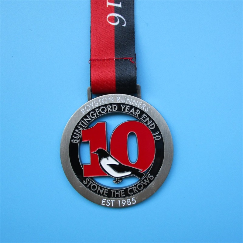 Die Cast Metal Badge 3D Activity Medaile a ocenění medaile cti s stuhou