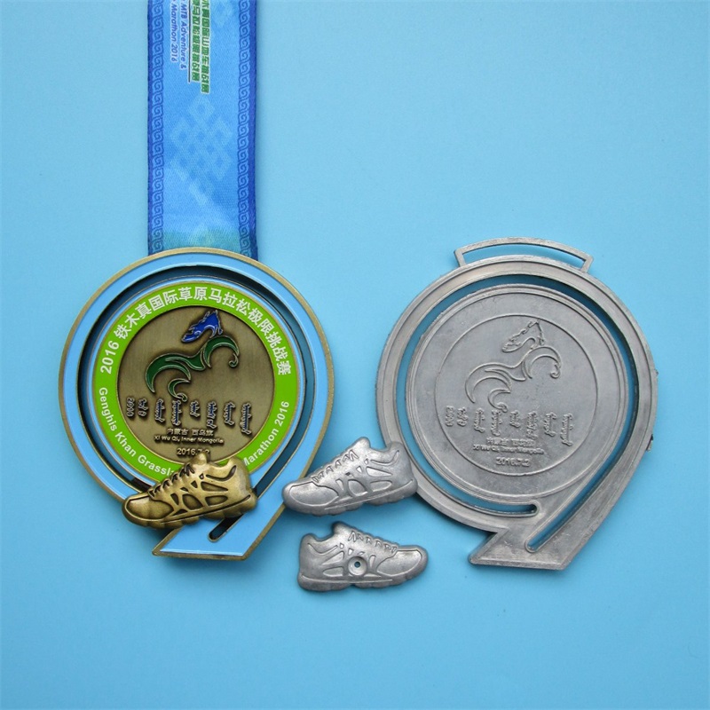 Die Cast Metal Badge 3D Activity Medaile a ocenění medaile cti s stuhou