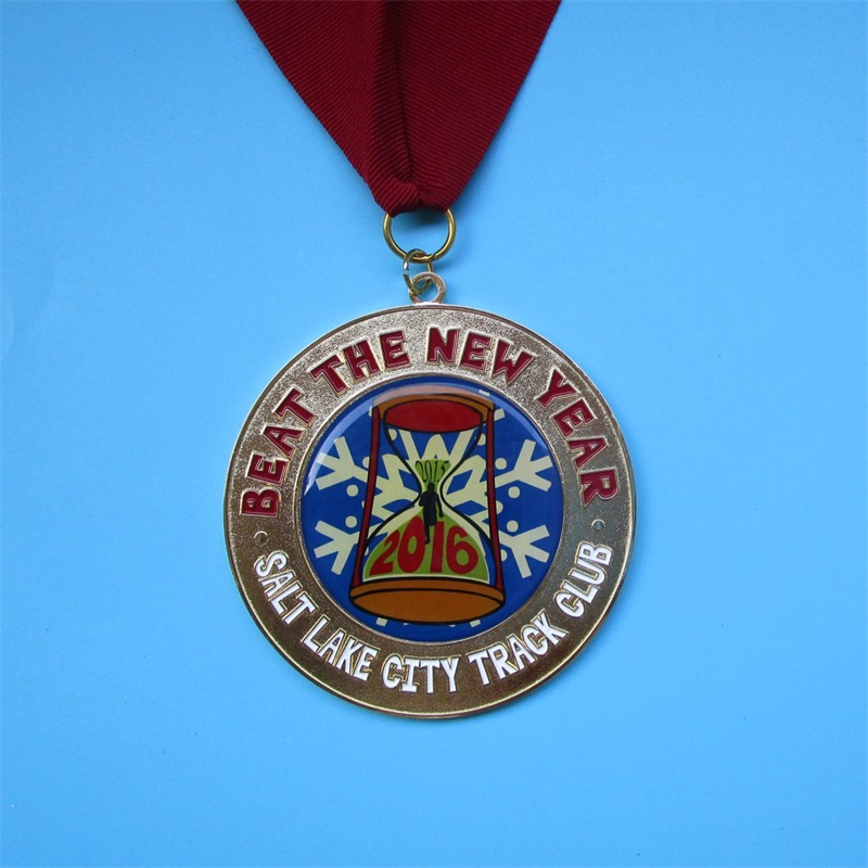 Medaile z zinkové slitiny a trofeje suvenýry Dárkové zlaté medaile sport s stuhou